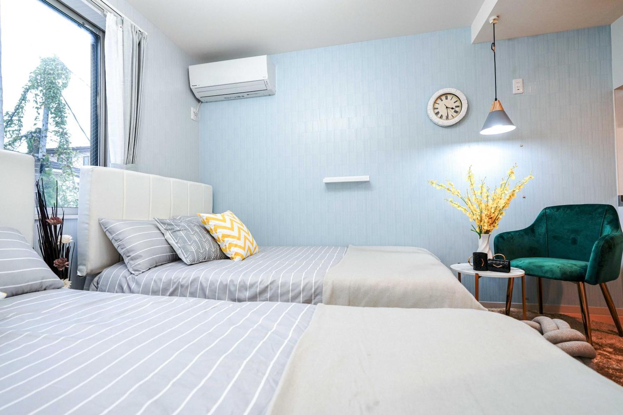 Apartamento B33池袋最中心 交通便利车站3分 Ikebukuro Center 3 Mins To St Max 4p 直达新宿 涉谷 表参道 池袋 上野 代代木 银座 原宿 *